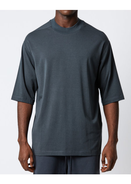 THOM KROM COTTON & MODAL 3/4 RELAXED TEE - FOREST