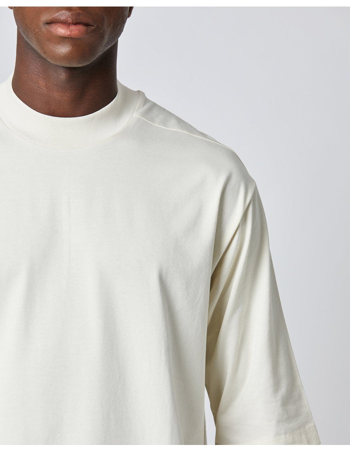 THOM KROM COTTON & MODAL 3/4 RELAXED TEE - BONE