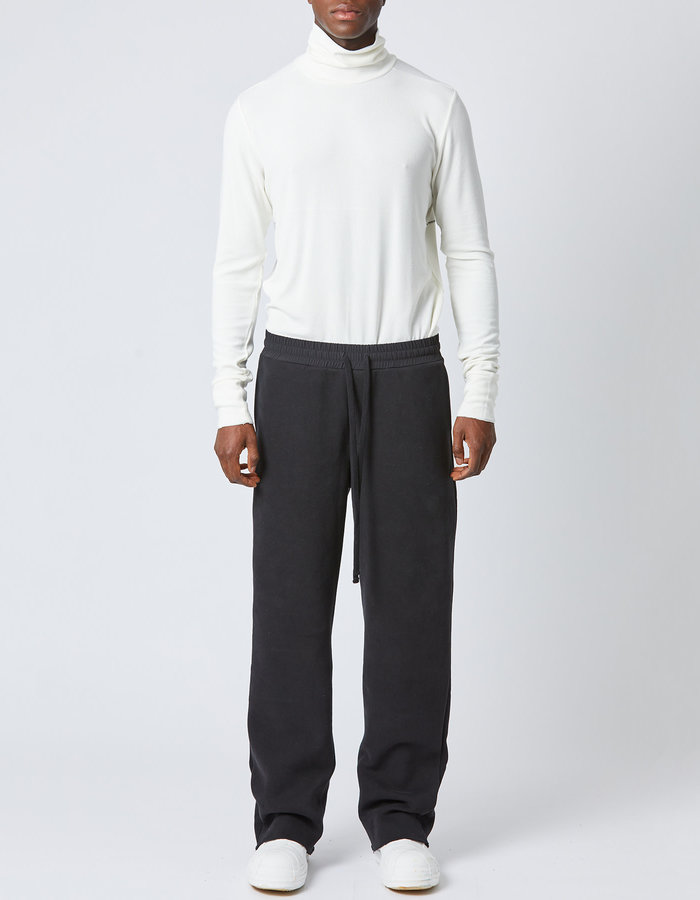 THOM KROM RIBBED MODAL FITTED TURTLENECK - OFF WHITE