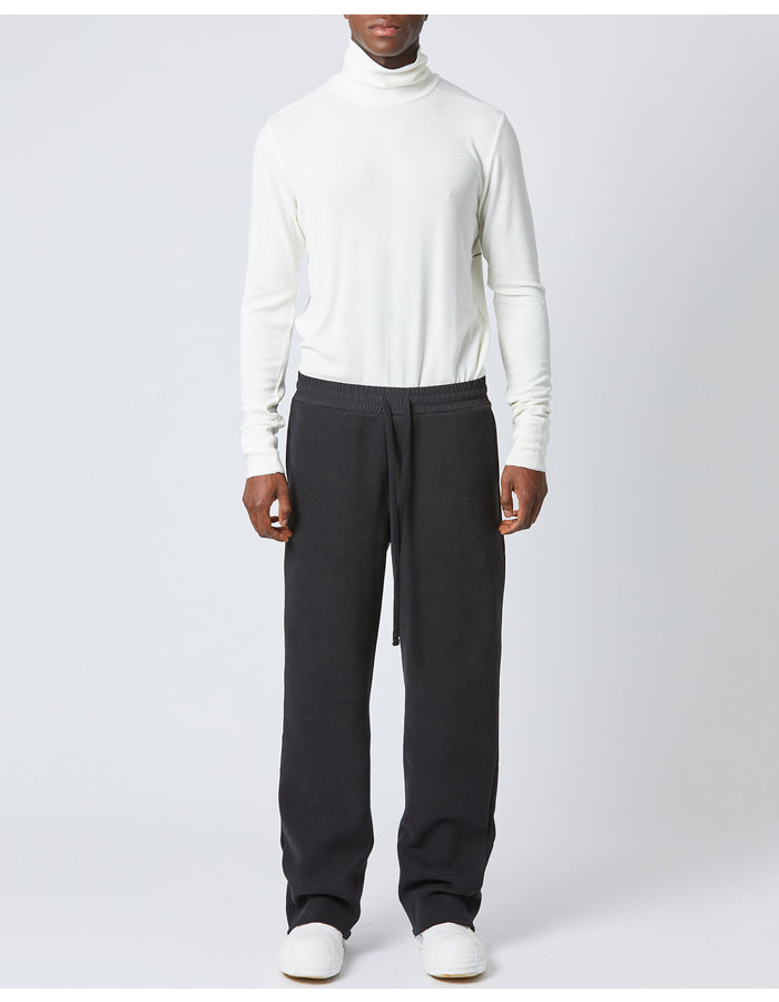 THOM KROM RIBBED MODAL FITTED TURTLENECK - OFF WHITE