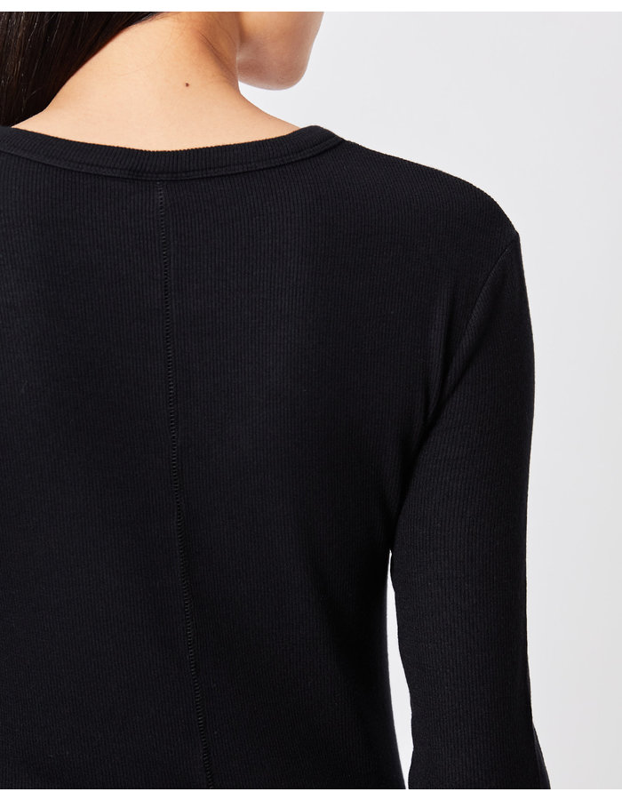 RIBBED MODAL FITTED LONGSLEEVE W - Shop Untitled NYC