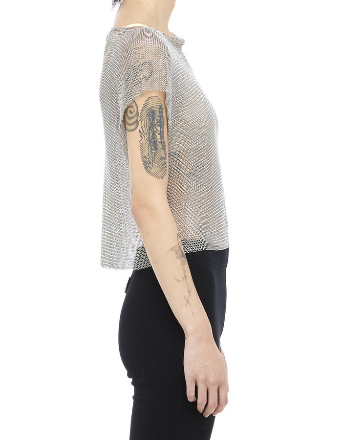 SHOP UNTITLED PRIVATE LABEL CHAIN MAIL CROP TOP