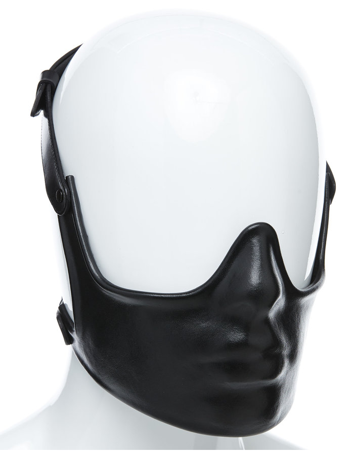 CECILIO LEATHER DESIGNS HALF FACE MASK