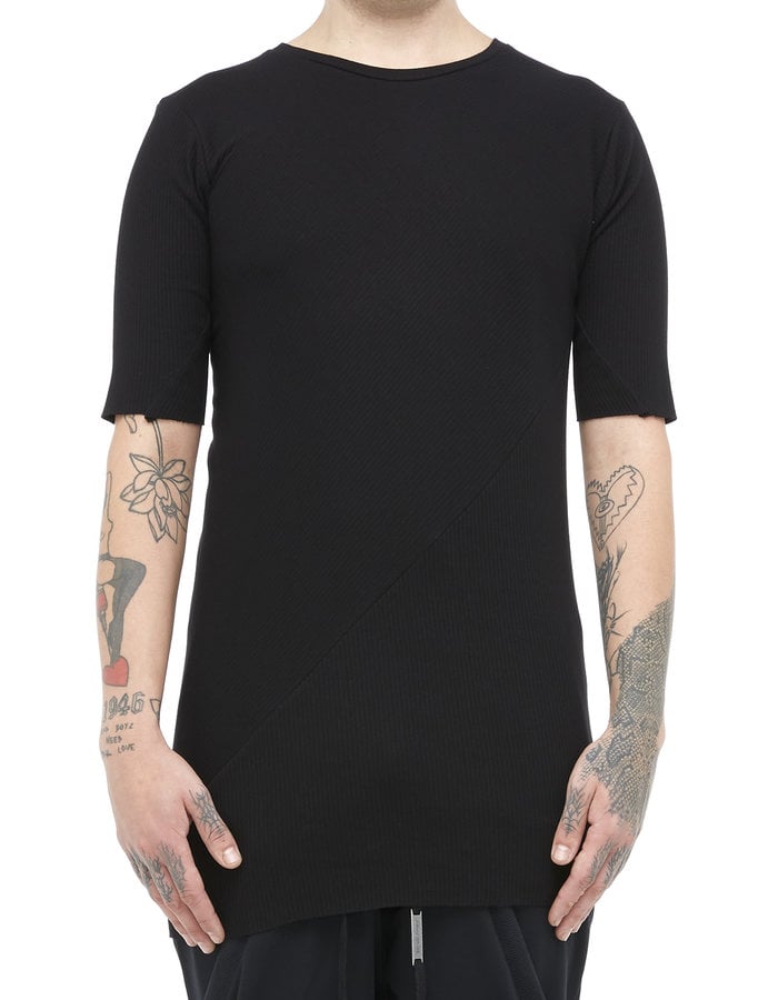 ARMY OF ME RIBBED T-SHIRT 33 - BLACK