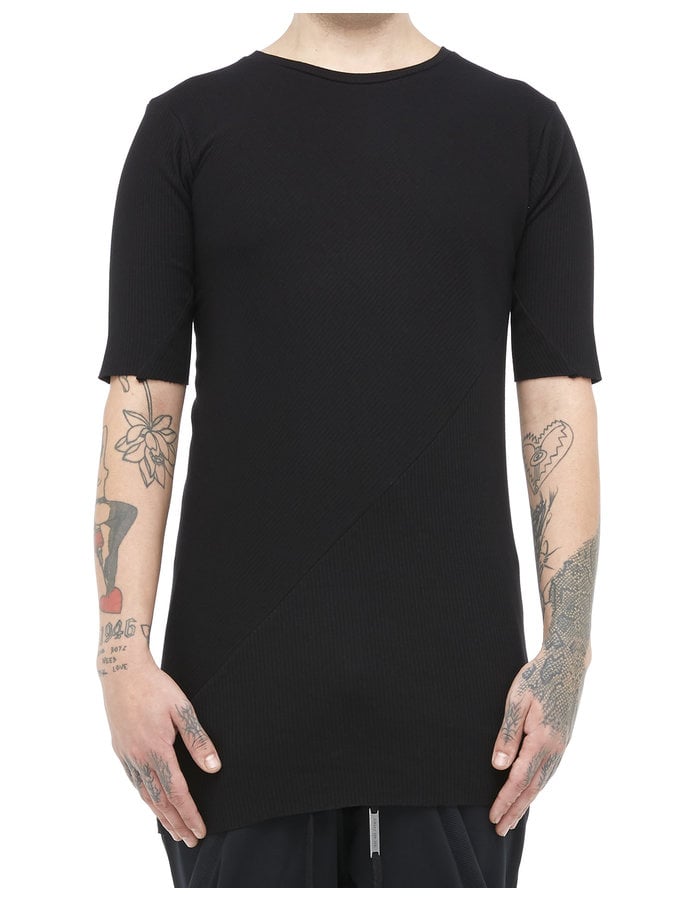 ARMY OF ME RIBBED T-SHIRT 33 - BLACK