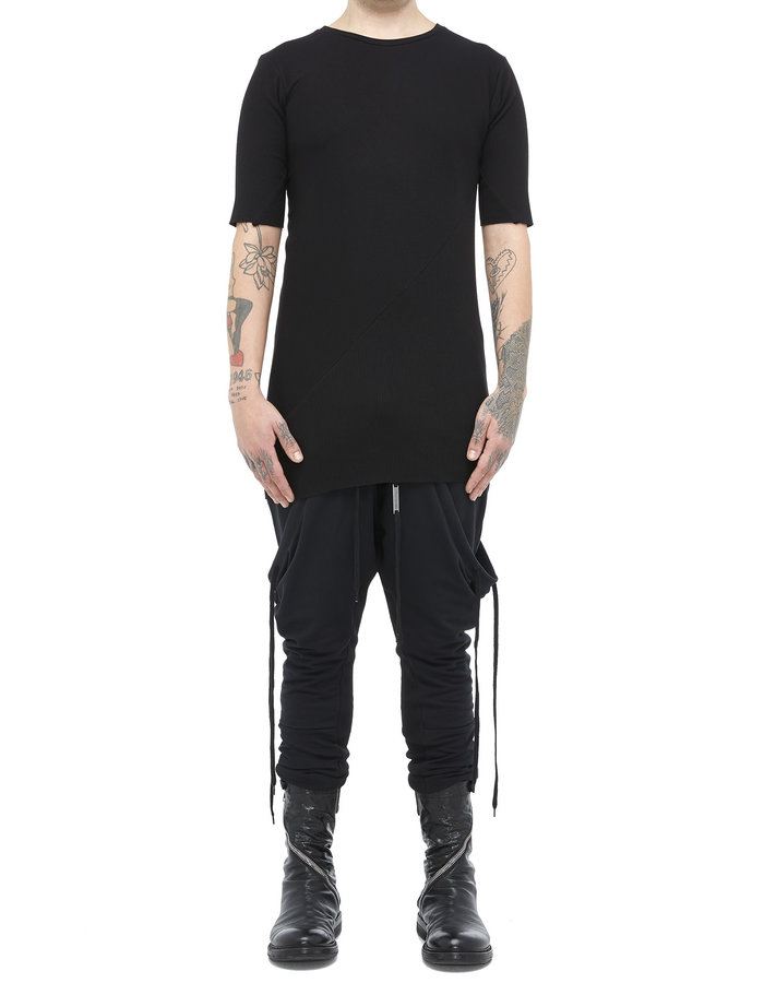 ARMY OF ME RIBBED T-SHIRT 33 - BLACK