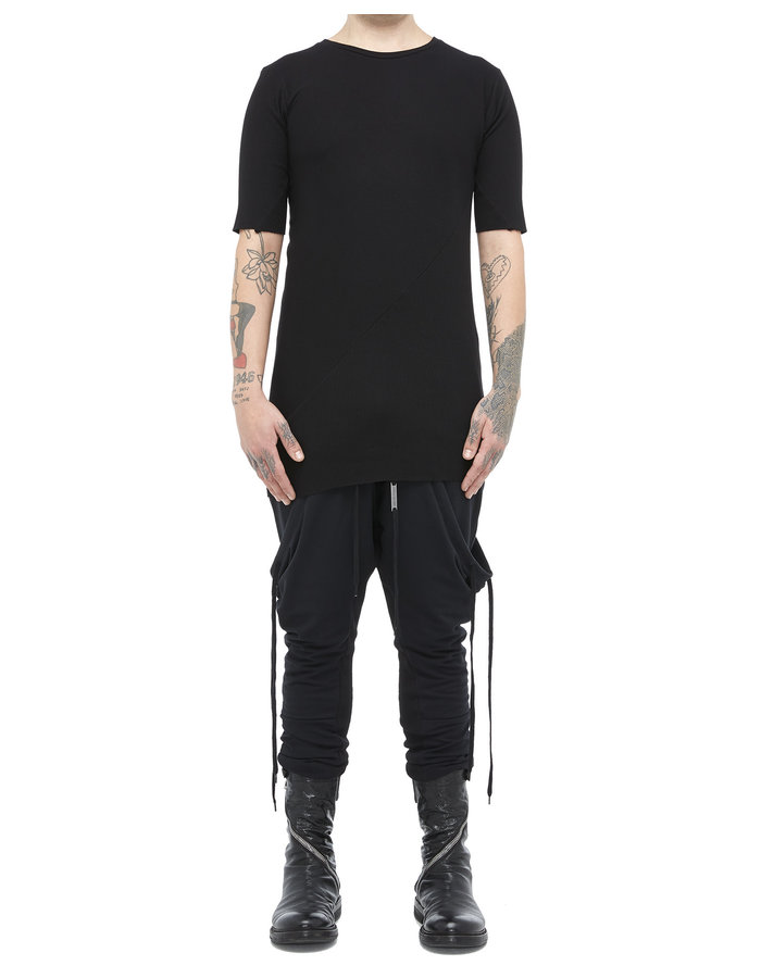 ARMY OF ME RIBBED T-SHIRT 33 - BLACK