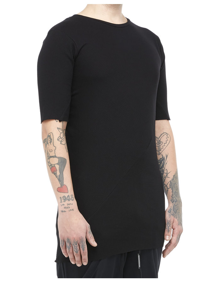 ARMY OF ME RIBBED T-SHIRT 33 - BLACK