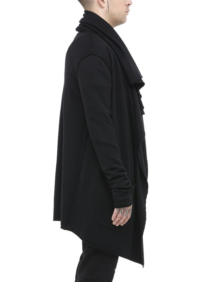 LARS ANDERSON KNIT MERINO SHORT BLANKET COAT