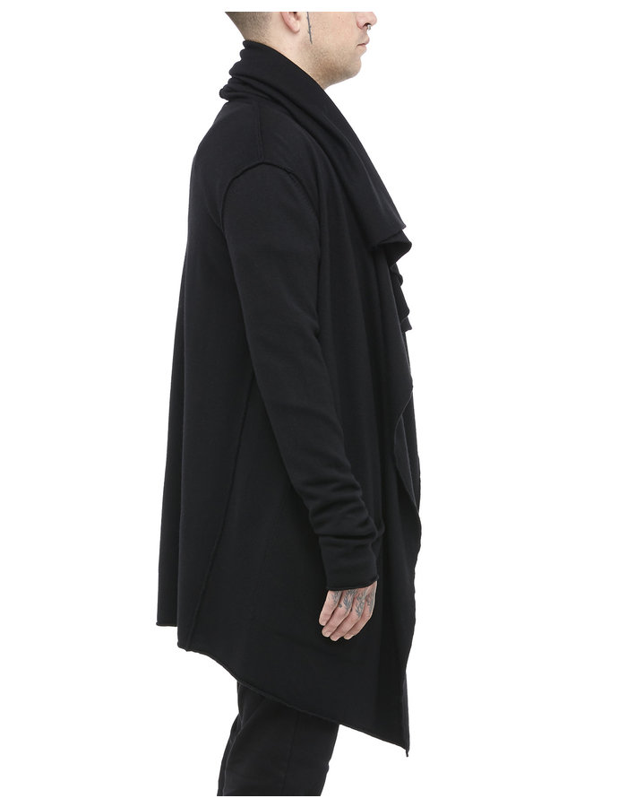 LARS ANDERSON KNIT MERINO SHORT BLANKET COAT