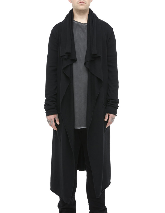 LARS ANDERSON KNIT MERINO LONG BLANKET COAT