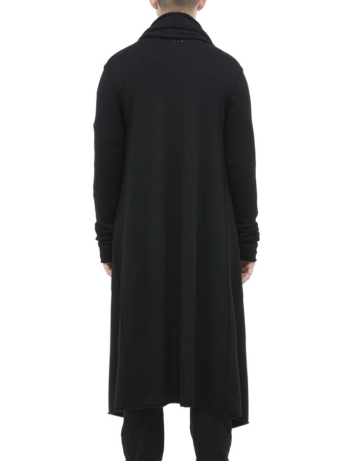 LARS ANDERSON KNIT MERINO LONG BLANKET COAT