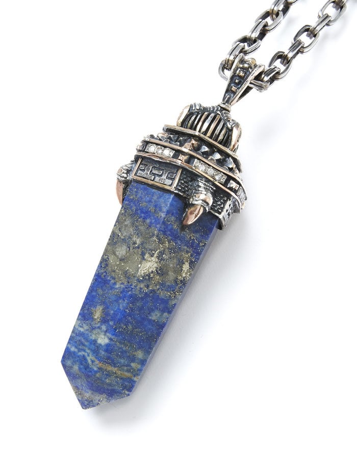 KD 2024 LAPIS LAZULI - STERLING, GOLD,DIAMOND PENDANT