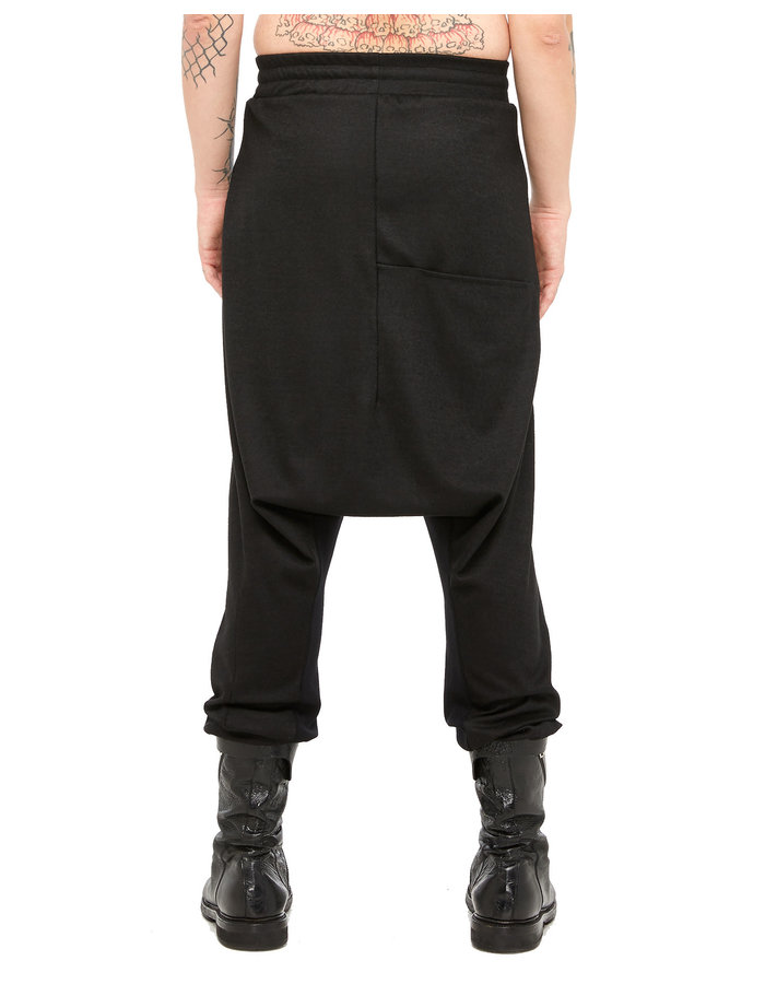 ARMY OF ME DROP CROTCH WOOL TROUSERS 74