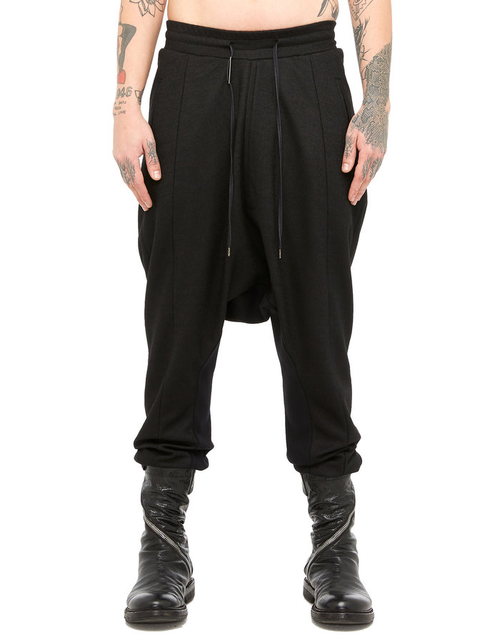 ARMY OF ME DROP CROTCH WOOL TROUSERS 74