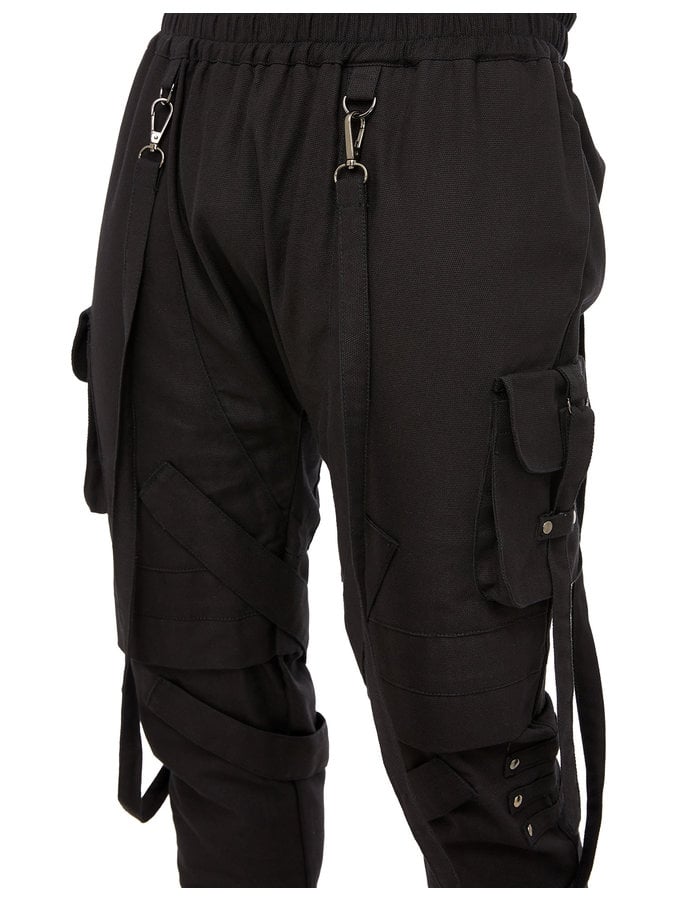 ARAHANT DECONSTRUCT CANVAS DROP CROTCH PANTS