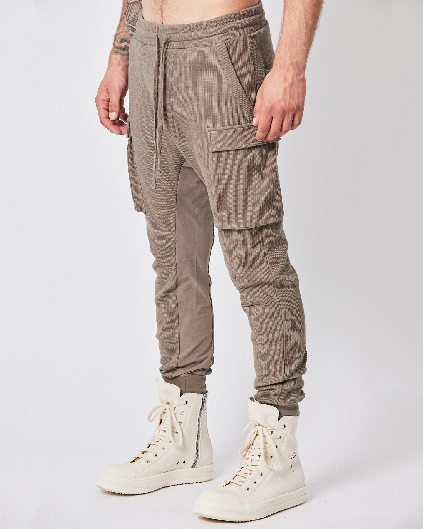 Stretch Cotton Waffle Knit Joggers by Thom Krom | Shop Untitled NYC