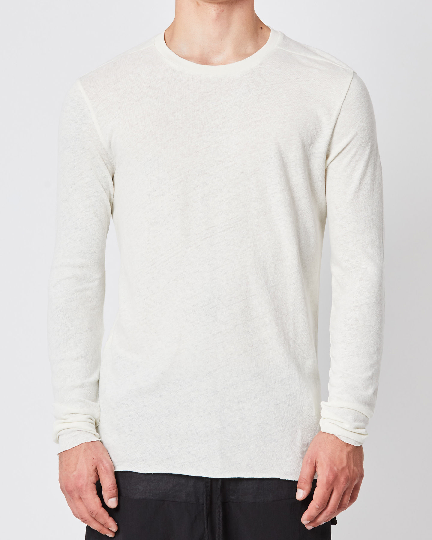 Linen & Cotton Fitted Long Sleeve by Thom Krom | Shop Unaltd NYC