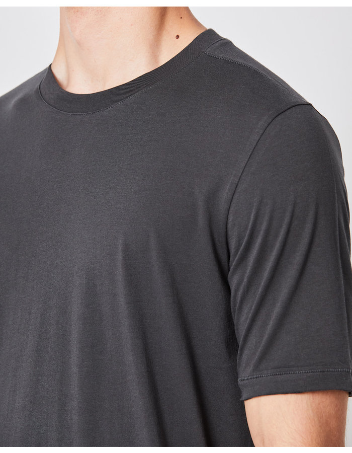THOM KROM COTTON & MODAL FITTED T-SHIRT - GRAPHITE