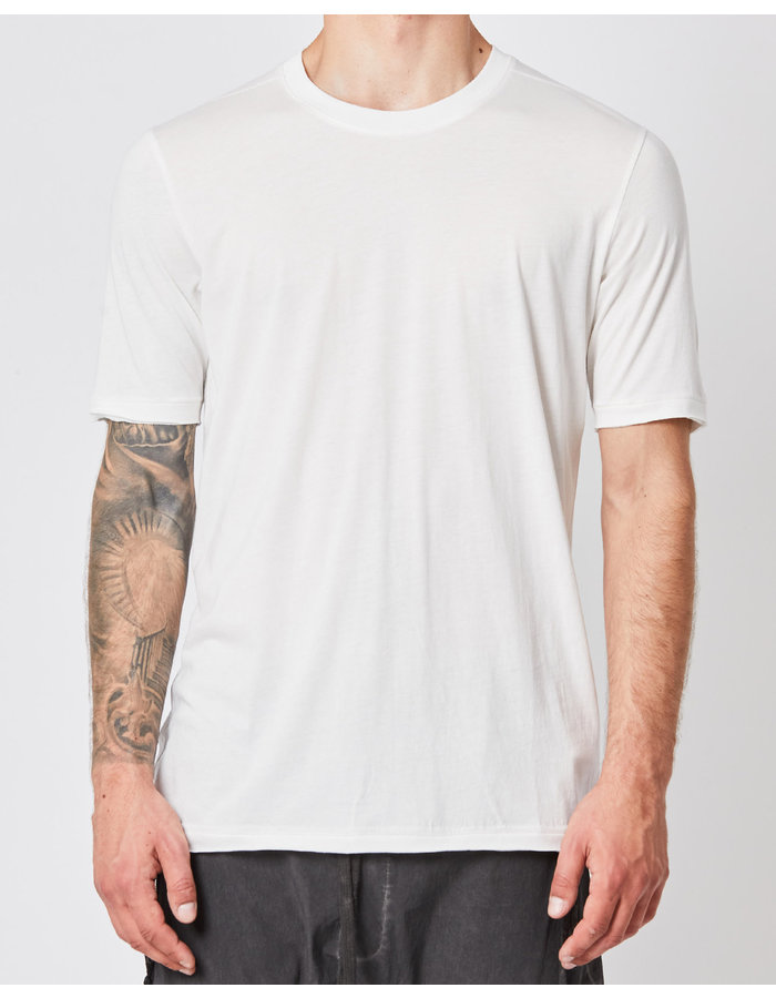 THOM KROM COTTON & MODAL FITTED T-SHIRT - OFF WHITE