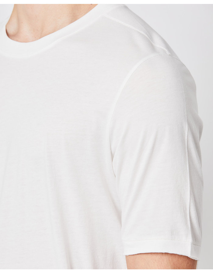 THOM KROM COTTON & MODAL FITTED T-SHIRT - OFF WHITE