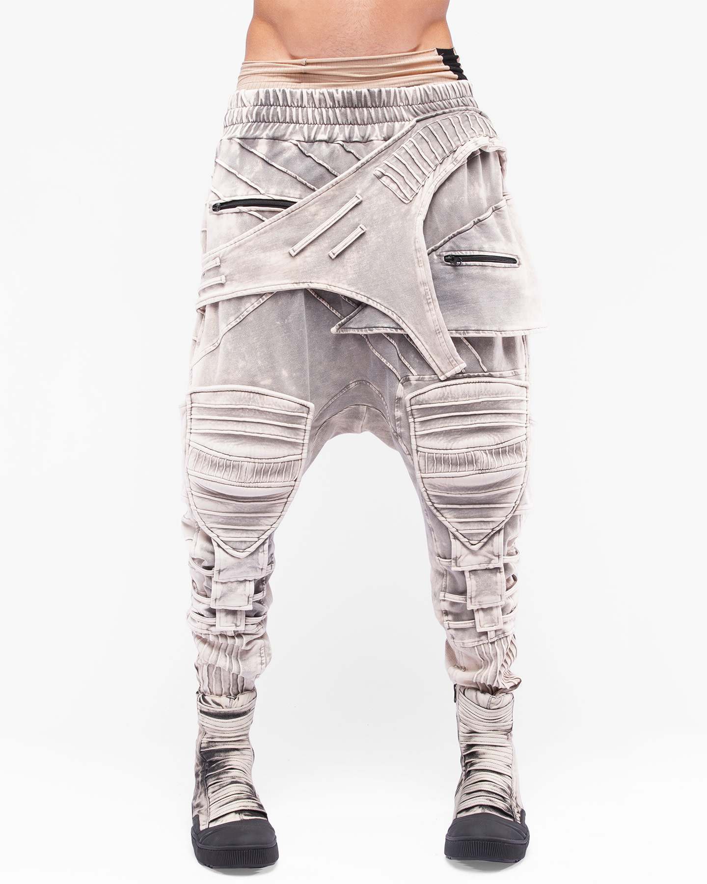 Trousers Dusty Armour in dirty white by Demobaza | Shop Untitled NYC ...
