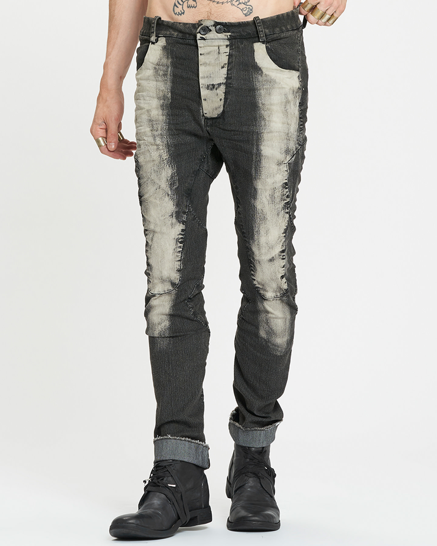 Corroded Slim Motor Bike Jeans by Masnada | Shop Untitled NYC - Shop  Untitled NYC