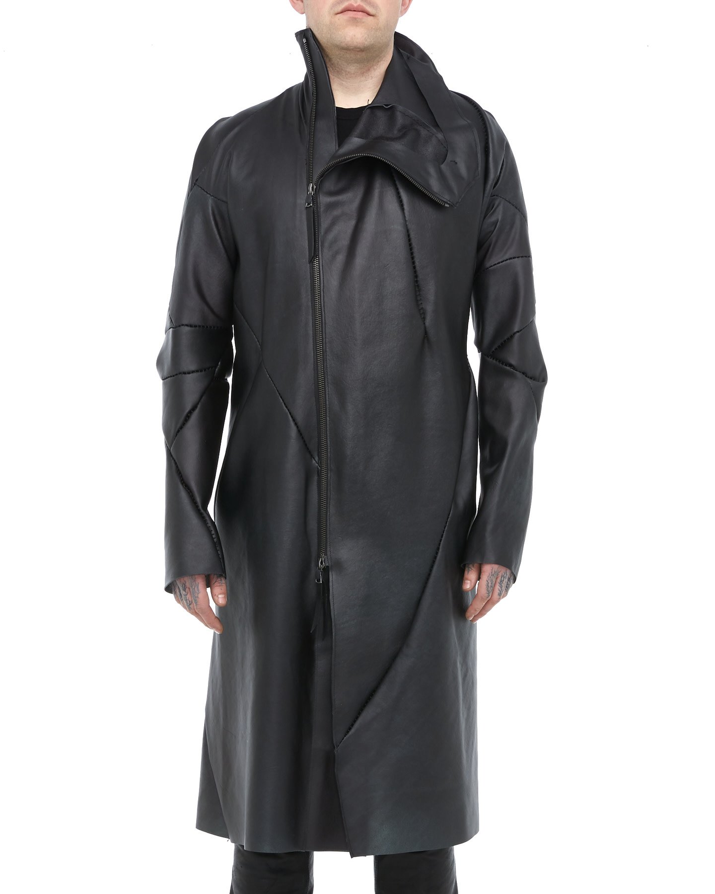 Transparent leather coat by Leon Emanuel Blanck | Shop Unaltd NYC