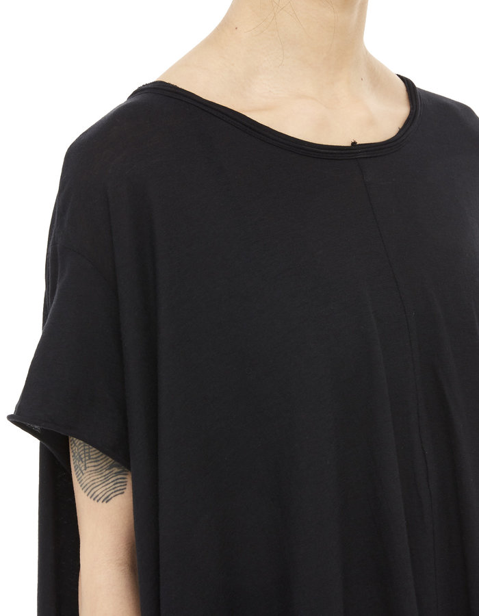 STUDIO B3 LIGHT COTTON DIPPED SIDE TUNIC TOP