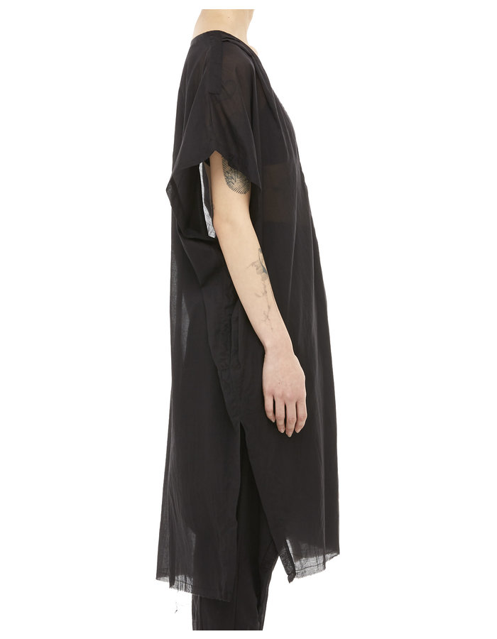 STUDIO B3 COTTON GAUZE KAFTAN - BLACK