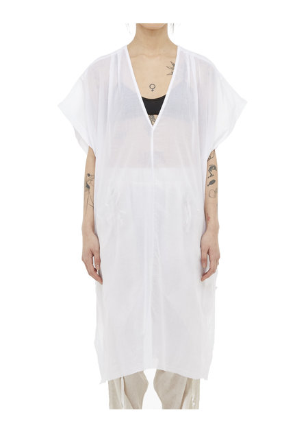 STUDIO B3 COTTON GAUZE KAFTAN - WHITE