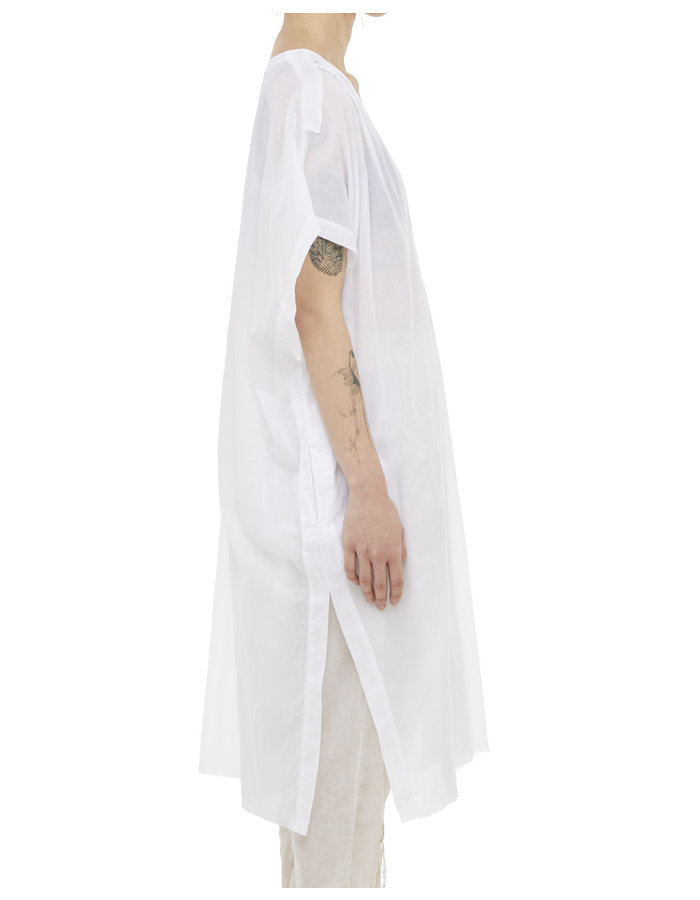 STUDIO B3 COTTON GAUZE KAFTAN - WHITE