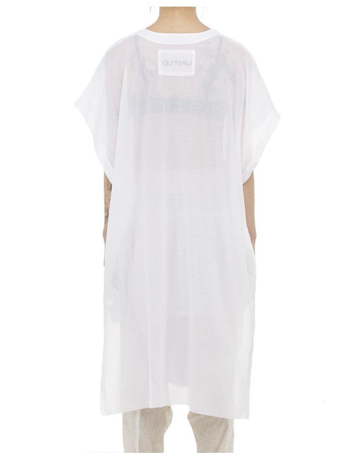 STUDIO B3 COTTON GAUZE KAFTAN - WHITE