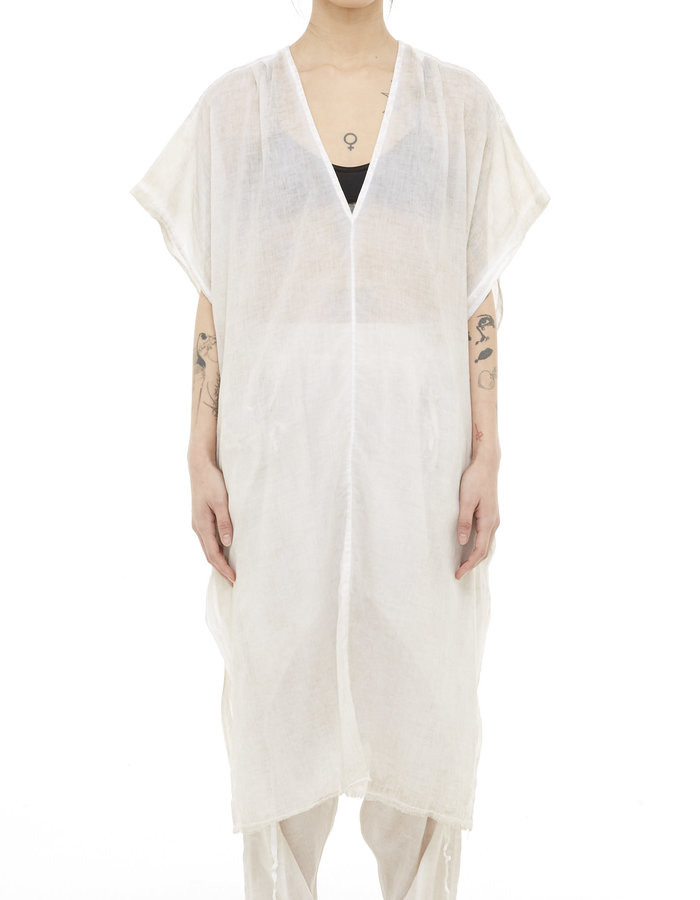 STUDIO B3 COTTON GAUZE KAFTAN - SAND