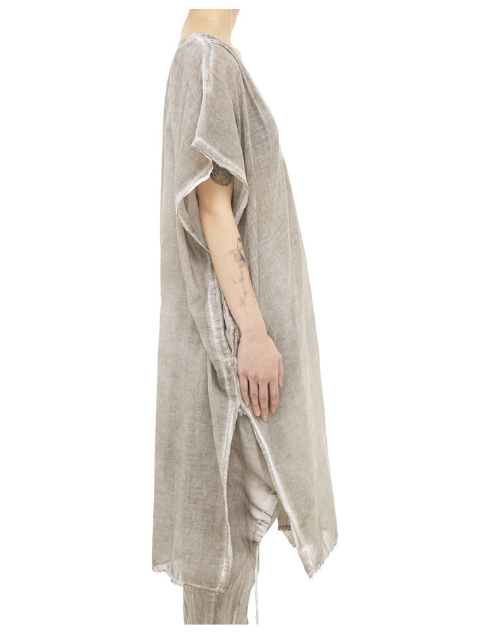 STUDIO B3 COTTON GAUZE KAFTAN - SLATE