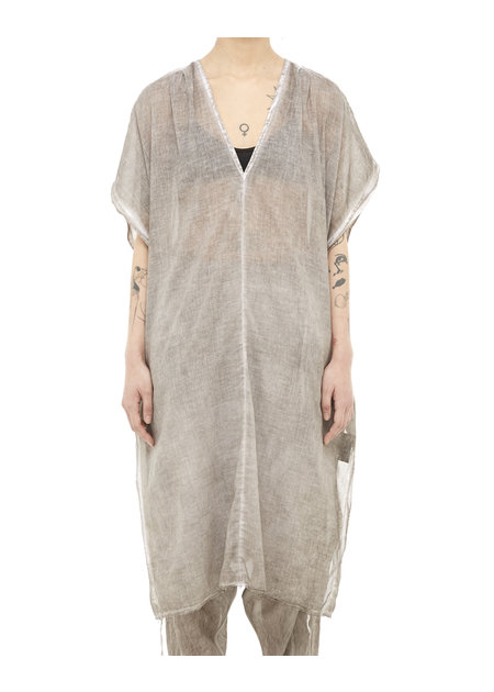 STUDIO B3 COTTON GAUZE KAFTAN - SLATE