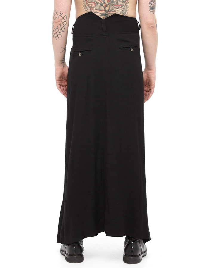 SANDRINE PHILIPPE LONG PLEAT SKIRT