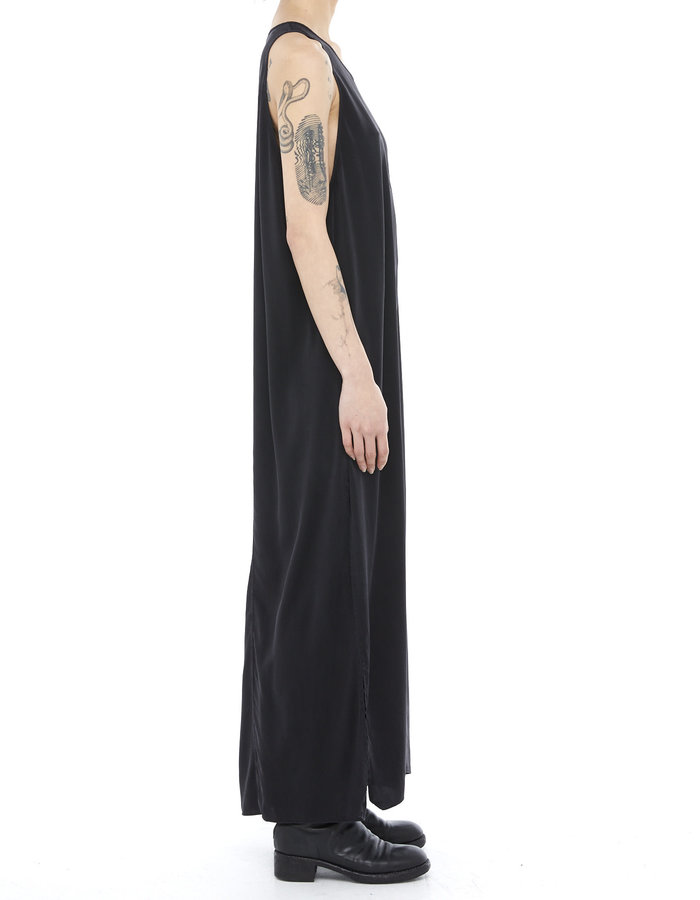 TOTUM PROJECT STRETCH SILK LONG RACER DRESS