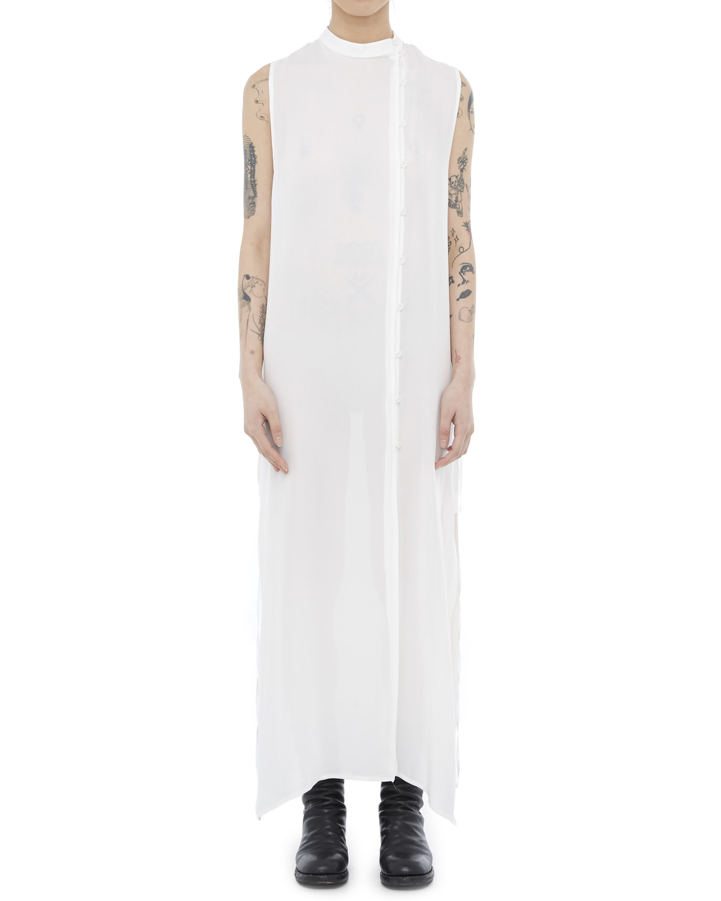 Black Sleeveless Collared Linen Jumpsuit by La Haine inside Us - Shop  Untitled NYC
