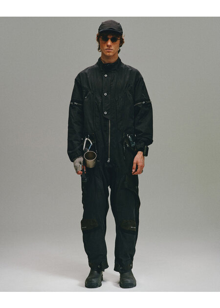 HAMCUS LPU / FIELD TECHNICIAN'S CONVERTIBLE COVERALL - CLOUDY BLACK