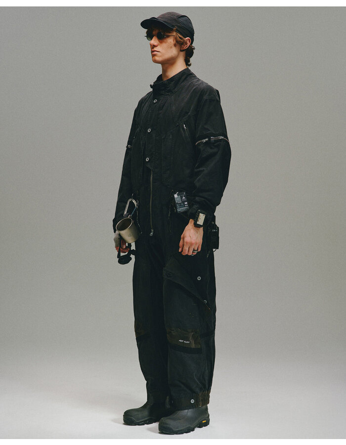 HAMCUS LPU / FIELD TECHNICIAN'S CONVERTIBLE COVERALL - CLOUDY BLACK