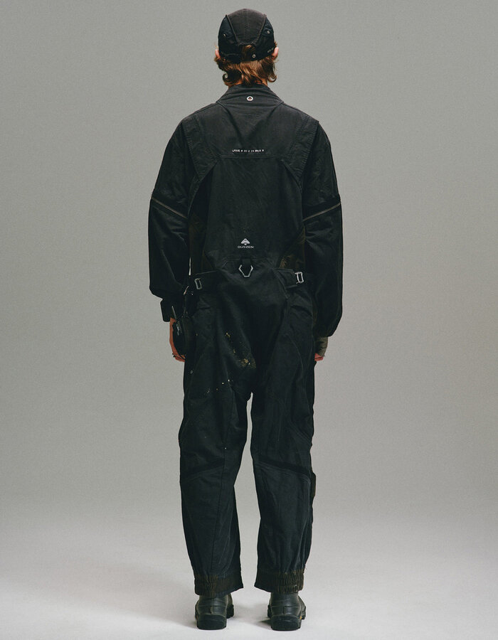 HAMCUS LPU / FIELD TECHNICIAN'S CONVERTIBLE COVERALL - CLOUDY BLACK