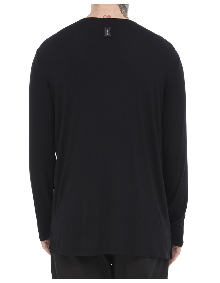 DAVIDS ROAD VISCOSE DEEP V-NECK LONGSLEEVE