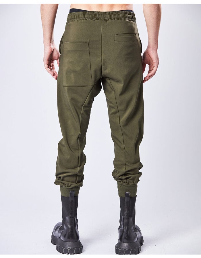 Olive Green Jogger Chino