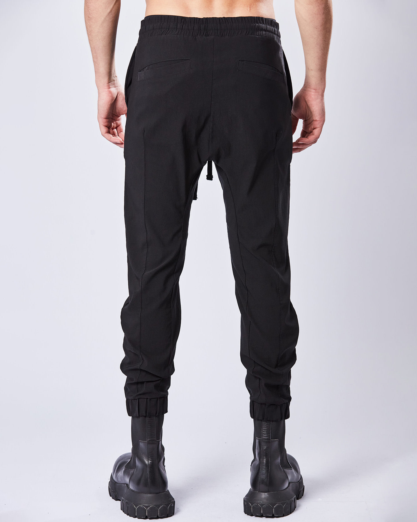 Viscose Nylon Fitted Seamed Jogger by Thom Krom