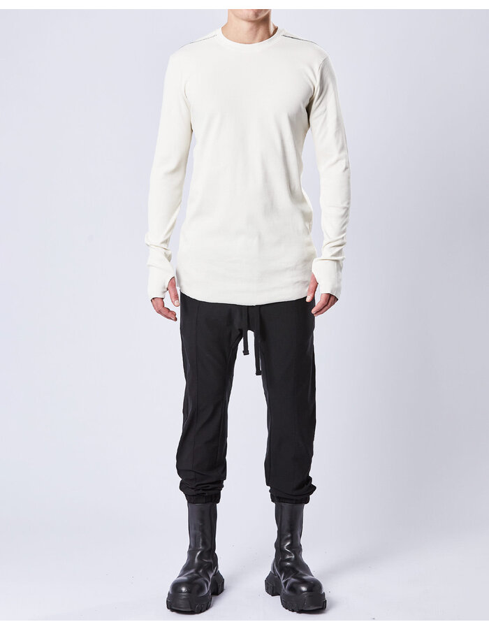 THOM KROM STRETCH MODAL FITTED LONGSLEEVE - BONE