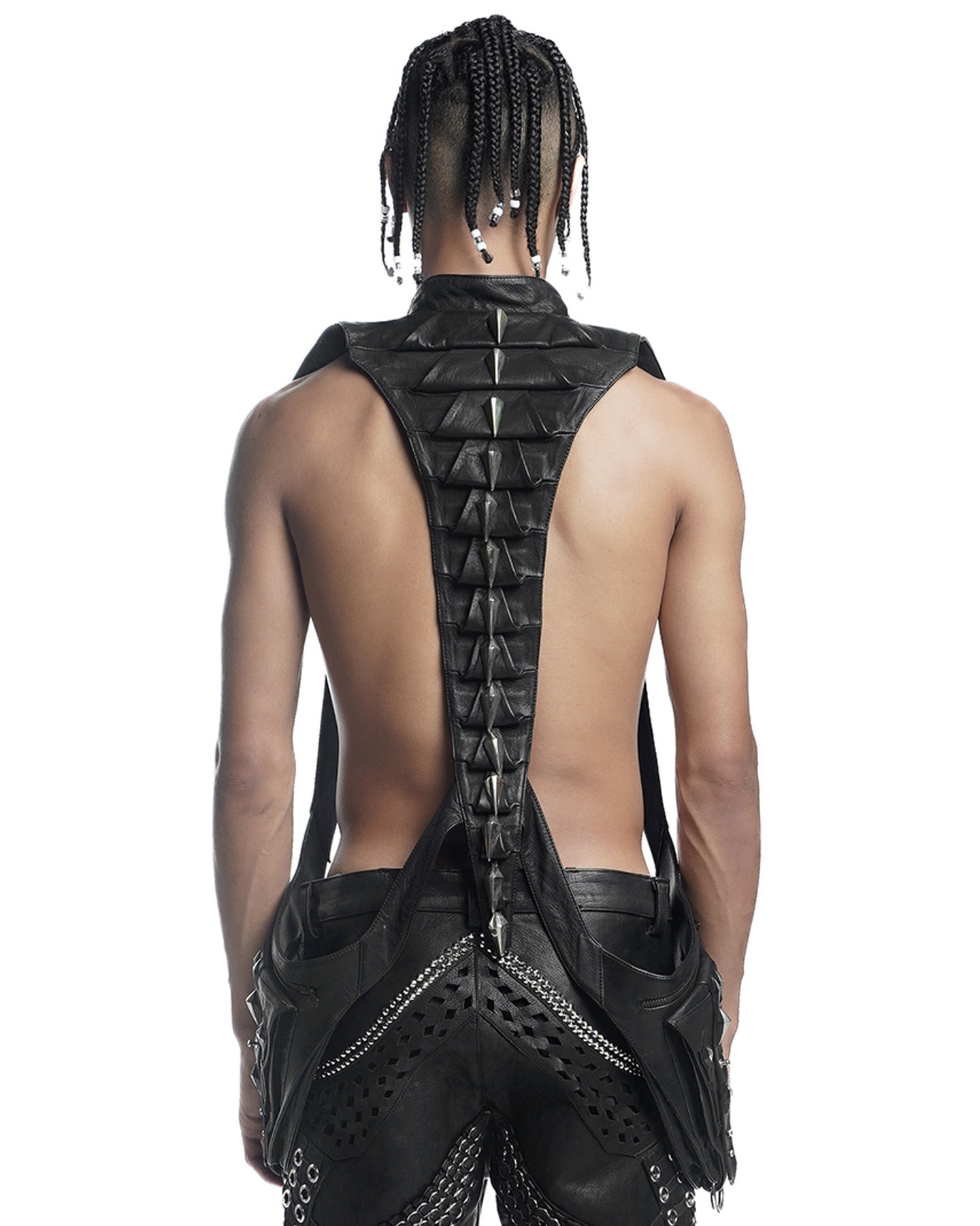 Mika Leather Double Pouch Harness by TEO + NG | Shop Untitled NYC