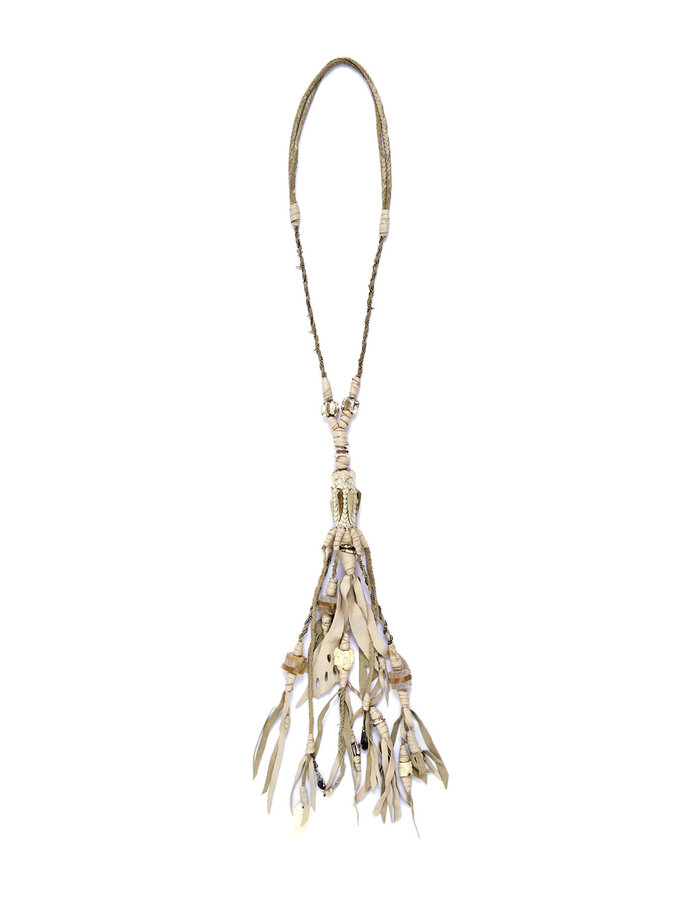 KD 2024 NECKLACE JUNGLE SHELTER - DIRTY WHITE