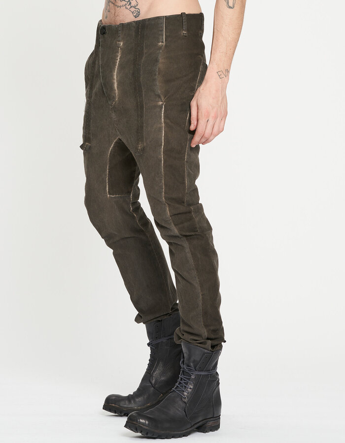 MASNADA BAGGY TAPED PANTS - DUST