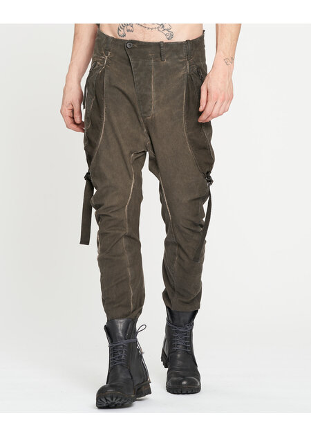 MASNADA BAGGY GUSSET POCKET PANTS - DUST